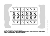 Druckvorlage 24 Briefmarken zum Spiel „Post von Methusalah“