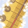 Abb. Thermometer im Schnee Abb. Thermometer im Schnee