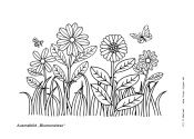 Vorschau Ausmalbild „Blumenwiese“ - Kindergottesdienst