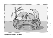 Vorschau Illustration &bdquo;Früchtekorb&ldquo; für den Kindergottesdienst