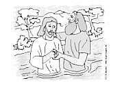 Zum Bild 'Johannes d.T. tauft Jesus'