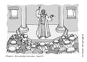 Zum Bild 'Pfingsten - Petrus predigt in Jerusalem'