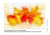 Vorschau Ausschneide-Puzzle Nr.10, Herbst, Bunte Blätter (25 einfache Teile) für den Kindergottesdienst