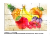 Puzzlebild Nr.2, Erntedank Obst (25 Teile) - Kindergottesdienst
