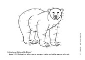 Vorschau Zahlenbild „Eisbär“ - Kindergottesdienst