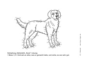 Zum Zahlenbild &bdquo;Hund&ldquo; - Kindergottesdienst