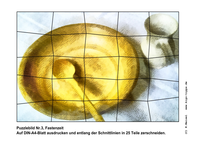 Abb. Bildmaterial zur Fastenzeit - Kindergottesdienst