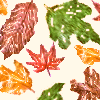 Abb. Drucken mit Blättern