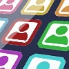 Abb. Icons als Sinnbild für Social Media Abb. Icons als Sinnbild für Social Media