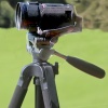 Abb. Camcorder auf einem Stativ Abb. Camcorder auf einem Stativ
