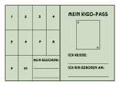 Vorlage für KiGo-Pass Außenseite - Kindergottesdienst