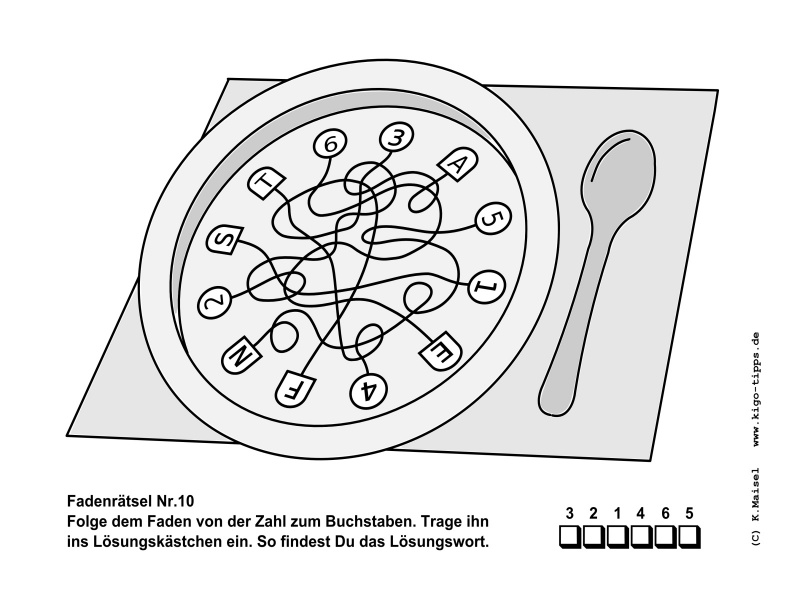 Abb. Rätsel zur Fastenzeit - Kindergottesdienst