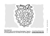 Fadenrätsel Nr.6, Erntedank, Lösung: ERDBEERE - Kindergottesdienst