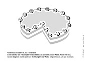 Kettenbuchstaben Nr.12, Fastenzeit, Lösung: MEHR FÜR DEN ANDEREN - Kindergottesdienst