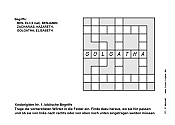 Knobelgitter Nr.1, allgemeine bibl. Begriffe - Kindergottesdienst