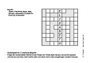 Knobelgitter Nr.2, allgemeine bibl. Begriffe - Kindergottesdienst