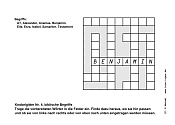 Knobelgitter Nr.4, allgemeine bibl. Begriffe - Kindergottesdienst