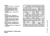 Kreuzworträtsel Nr.14, Lösung - Kindergottesdienst