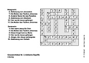 Kreuzworträtsel Nr.3, Lösung - Kindergottesdienst