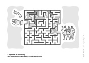Zum Labyrinth Nr.2, Lösung - Kindergottesdienst
