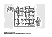 Labyrinth Nr.3, Lösung - Kindergottesdienst