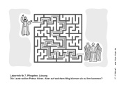 Labyrinth Nr.7, Lösung - Kindergottesdienst