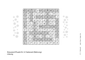 Kreuzwortpuzzle Nr.6, Lösung - Kindergottesdienst