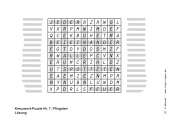 Kreuzwortpuzzle Nr.7, Pfingsten - Kindergottesdienst