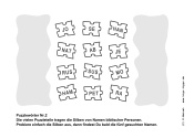 Puzzlewörter Nr.2, Lösung: ABRAHAM, JONATHAN, MOSE, JESUS, PETRUS - Kindergottesdienst