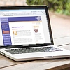 Abb. Webseite auf Laptop-Bildschirm Abb. Webseite auf Laptop-Bildschirm