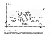 Kopier-Vorlage Fasten-Schatz - Kindergottesdienst