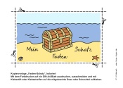 Kopier-Vorlage Fasten-Schatz (koloriert) - Kindergottesdienst