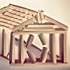 Haus aus Streichhölzern