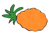 Treuekärtchen Ananas - Kindergottesdienst