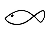Treuekärtchen Fisch - Kindergottesdienst