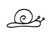 Treuekärtchen Schnecke - Kindergottesdienst